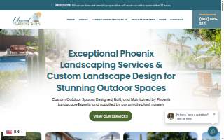 Landscape Design Phoenix, Landscaping Architect | Unwind Landscapes website