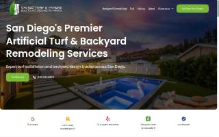United Turf & Pavers website