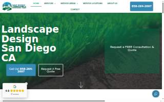 San Diego Landscaping & Synthetic Turf website