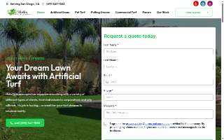 Helix Dreamscapes Turf & Paver Installers website
