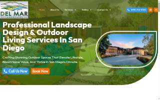 Del Mar Landscapes website