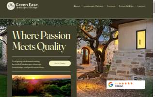 Green Ease Landscapes & Design website