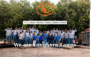 Longhorn Lawns website