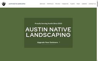 Austin Native Landscaping website