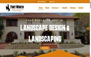 Fort Worth Land Design website