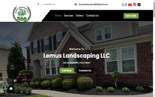 Lemus Landscaping LLC website