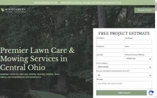 Scioto Green Gardens + Landscaping website