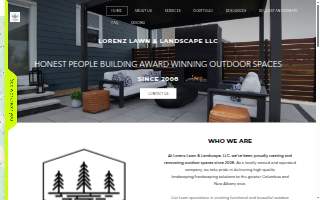 Lorenz Lawn & Landscape, LLC website