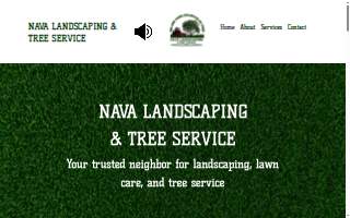 Nava Landscaping & Tree Service website