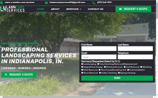 L & N lawncare services website