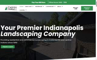 Calvin Landscape website
