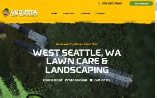 Augusta Lawn Care Services of Seattle website