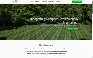 Park View Lawn Care and Landscape website