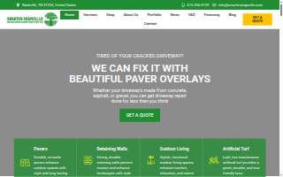 Smarter Scapes - Hardscaping Nashville website