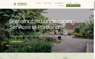 Apogee Landscapes LLC website
