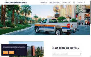 Affordable Lawn Maintenance website