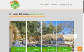 Las Vegas Backyards website
