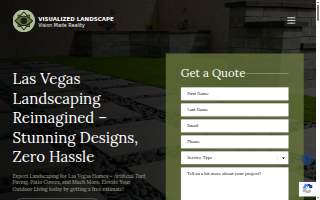 Visualized Landscape of Las Vegas website