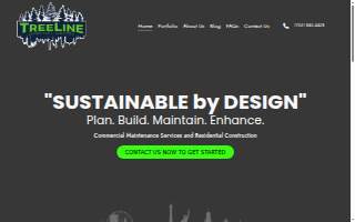 TreeLine Landscape Services website