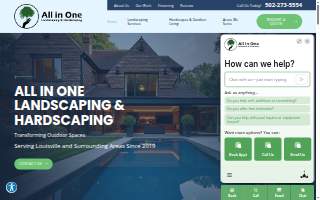 All In One Landscaping & Hardscaping website