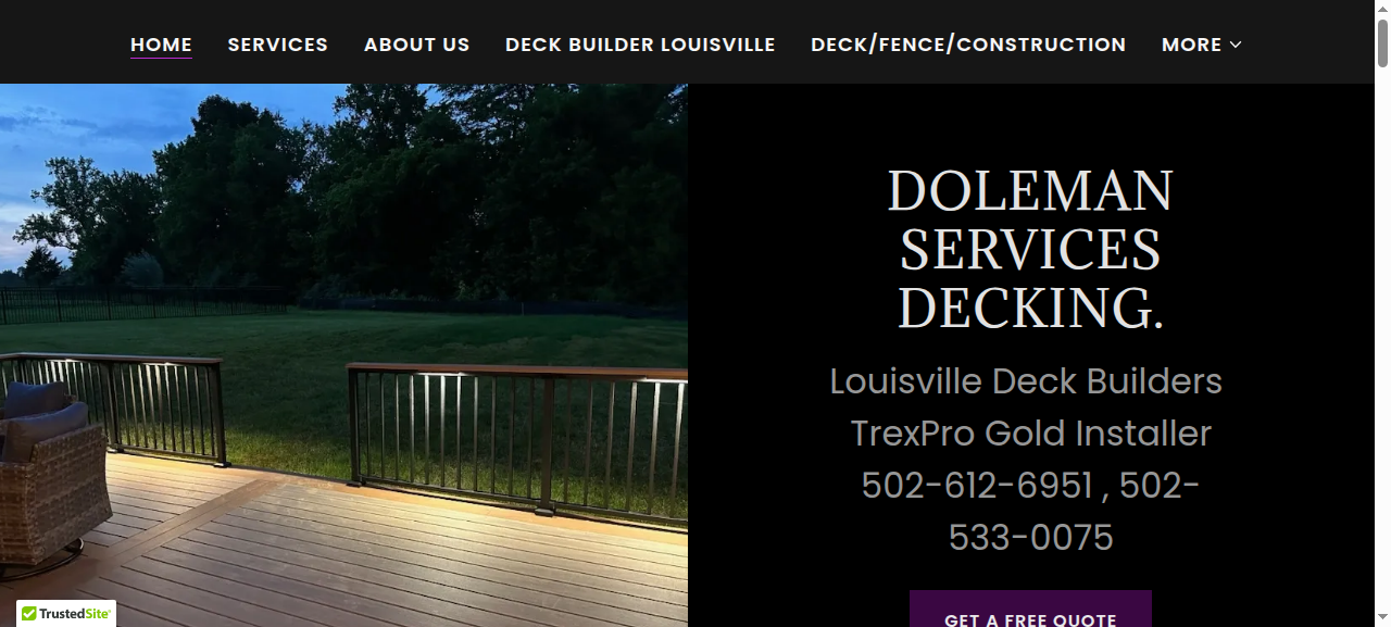 Doleman Services Landscaping LLC website