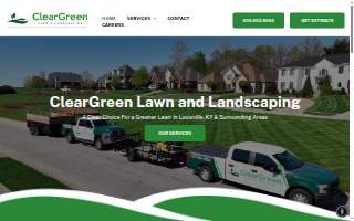 ClearGreen Lawn & Landscaping website