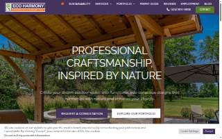 Eco Harmony Landscape & Design website