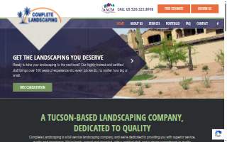 Complete Landscaping website