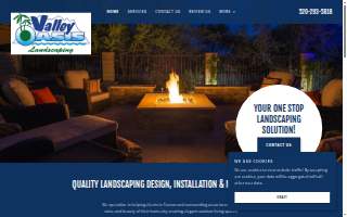 Valley Oasis Landscaping of Tucson website