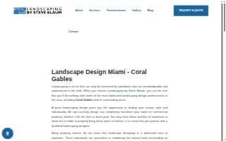 Landscaping By Steve Blaum Inc website