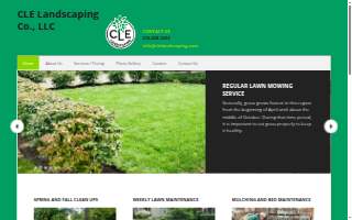 CLE Landscaping Co., LLC of Cleveland website