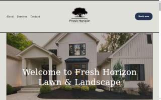 Fresh Horizon Lawn & Landscape website