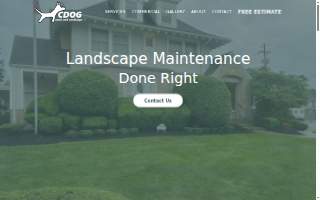 Cdog Lawn and Landscape website