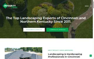 Integrity Green Landscaping website