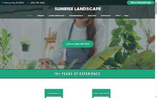 Sunrise Landscape website