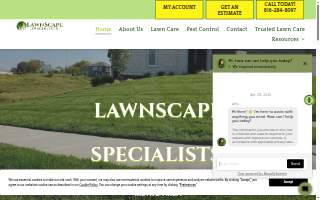 Lawnscape Specialists website