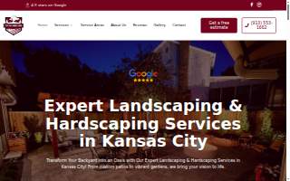 Top Tier Landscaping website