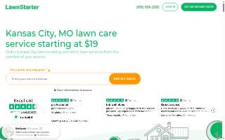 LawnStarter Lawn Care Service of Kansas City website