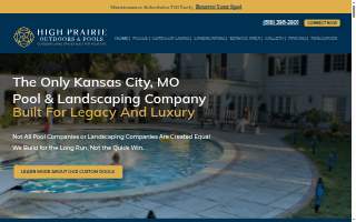 High Prairie Outdoors & Pools of Kansas City website