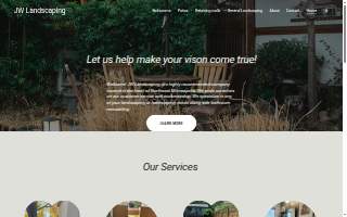 JW Landscaping and Remodeling website