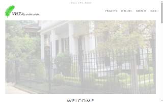 Vista Landscaping website