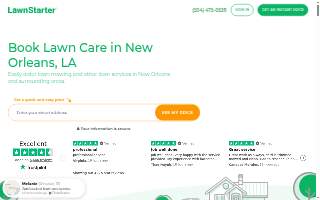 LawnStarter Lawn Care Service of New Orleans website