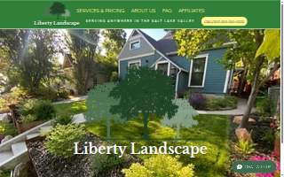 Liberty Landscape website