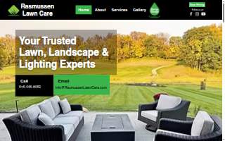 Rasmussen Lawn Care website