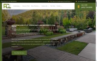 Park City Landscaping website