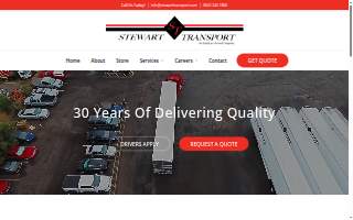 Stewart Transport of Phoenix website