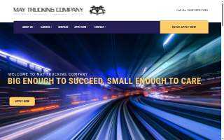May Trucking Co website