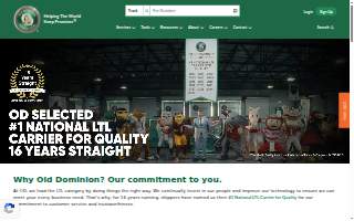 Old Dominion Freight Line of Phoenix website