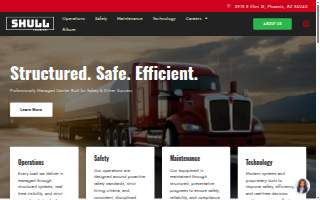 Shull Transport website