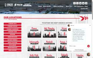 Crete Carrier Corporation of Phoenix website